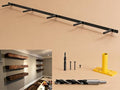 69 inches, Heavy-Duty Floating Shelf Bracket, Hidden Shelf Bracket for Fireplace Shelves, Installed on Studs, max Load of 210 pounds, Hidden Bracket for Shelves， 69 inches, (with Ease kit) - size: 69 Inch - With Ease Kit