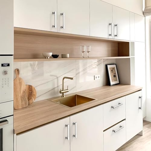 10 Pack Brushed Satin Nickel Cabinet Pulls 3.75 Inch(96mm) Kitchen Cabinet Handles Cabinet Hardware for Drawer Pulls - color: Brushed Satin Nickel, size: 3.75" Hole Center