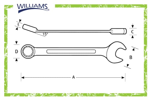 Williams JHW1230NRC Ratcheting Combination Wrench, 15/16-Inch - size: 15/16 Inch (1 Piece)