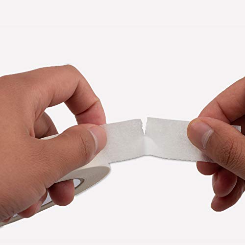 Lichamp Masking Tape 1 inch, 2 Pack General Purpose Beige Masking Tape White Masking Paper, 1 inch x 55 Yards x 2 Rolls (110 Total Yards) - size: 2 Rolls x 0.94 inch x 55 Yards