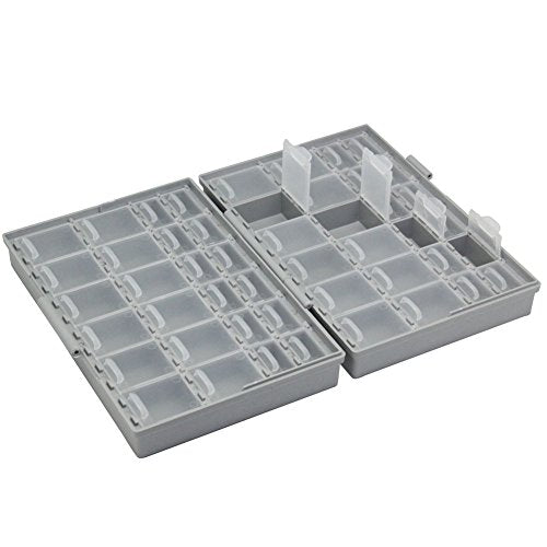 2 AideTek BOXALL48 lids Empty Enclosure SMD SMT Organizer Surface Mount Organizer lid 1206 0805 0603 0402 - style: 2BOXALL48