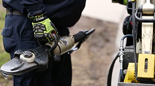 HexArmor | FireFighter Extrication-Rescue Impact Safety Gloves | EXT Rescue Series - color: 4011 | Impact Resistant Exoskeleton, size: Small (Pack of 1)