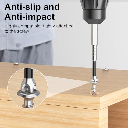 High Magnetic Screwdriver Drill Bit Set - 6pcs - color: 6 Pcs