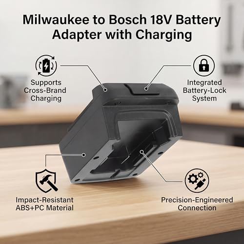 18V Battery Power Tool Converter with Charging Function for Cordless Drills & Saws–Fast Charging & Universal Compatibility