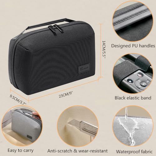 Kaxich Travel Electronics Organizer Pouch, Portable Cable Organizer Case - color: Beige