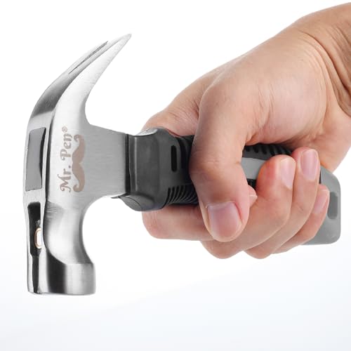 Mr. Pen- Claw Hammer, 8oz, Gray, Magnetic - color: Gray