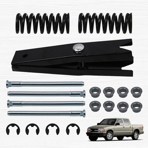 RULLINE Door Hinge Repair Kit Compatible with 1994-2004 Chevrolet Blazer - size: For 94-04 Chevy 19pcs