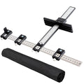 Joywayus Drill Punch Locator Cabinet Hardware Jig New Black Template Woodworking Accurate Drilling Tool - color: Black-abs