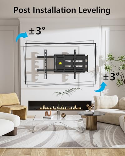FORGING MOUNT Long Arm TV Wall Mount for 42-90 Inch TVs up to 150 lbs - size: Fits 42"-90" TVs