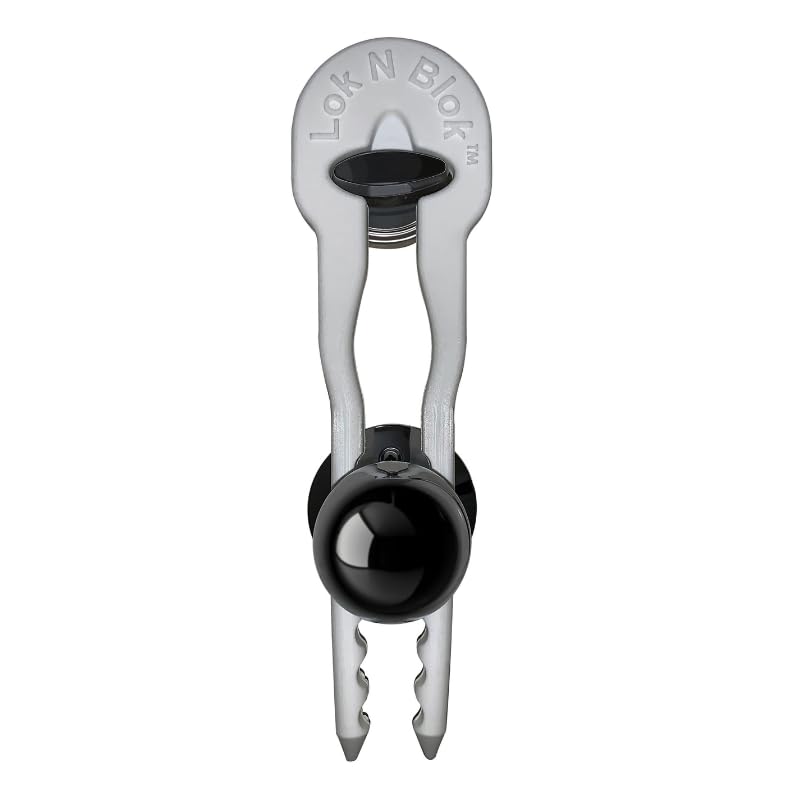 Portable Deadbolt Door Lock Device Lok N Blok Max Requires No Tools to Install Protection from Key Bumping Proof Door Guard Defender Home Apartment Travel Safety Security Made of Sturdy ABS Plastic