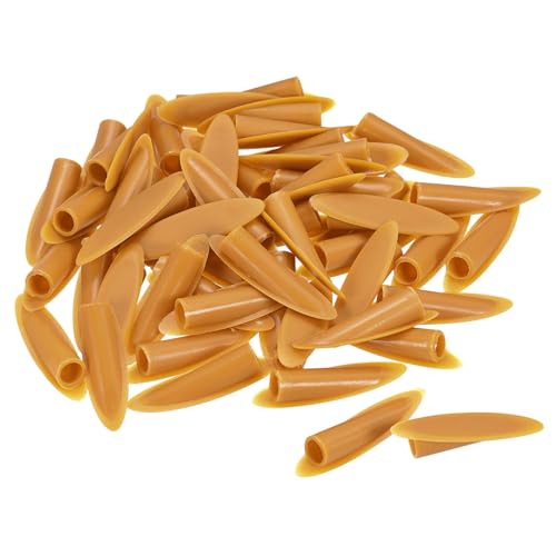 MECCANIXITY 9mm Plastic Pocket Hole Plugs,Wood Plugs for Pocket Hole Jig Working Tool Accessories,Light Brown Pack of 100 - color: Light Brown