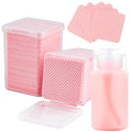 400PCS Lint Free Nail Wipes with Dispenser for Acetone, Alcohol