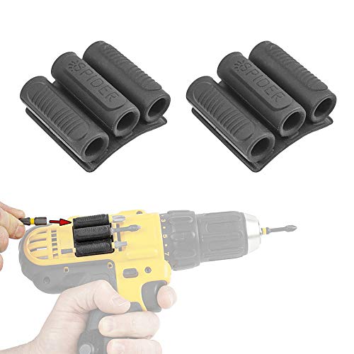 Spider Tool Holster BitGripper v2, Pack of Two, Drill Bit Holder - color: (2) BitGripper v2