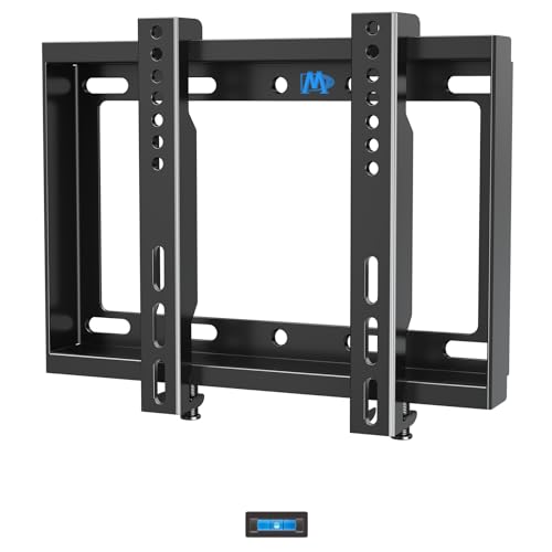 Mounting Dream Fixed TV Wall Mount Bracket for Most 17-42'' Flat Screen TV | Fixed TV Mount for VESA 50X50 to 200x200mm, 44 lbs, 8”/Single Stud, Flush Low Profile Wall Mount MD2351 - size: Fixed for 17"-42" TV & 8" Studs
