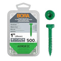 Bora Pocket Hole Screws 1 in Fine Thread 500 Pack Woodworking - size: 1 inch (500 Piece), style: Fine Thread