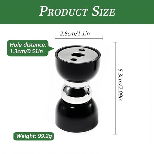 Powerful Magnetic Doorstop - 2 Pcs Stainless Steel Mini Door Stopper, Heavy Duty Magnetism Door Holder for Bedroom Bathroom Kitchen Home Office (Small)
