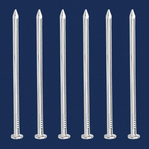 Maozaa 2-1/2 Inch Hardware Nails, 60pcs Stainless Steel 304 Hanging Nails for Hanging Pictures, Long Wood Finishing Nails - size: 2-1/2 Inch
