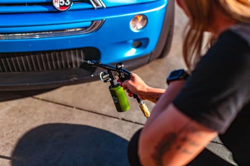 The Rag Company - Ultra Air Spray Applicator Tool – Exterior Auto Detailing; Customizable Applicator Tool; Effortless Storage; Durable Metal Design - Black