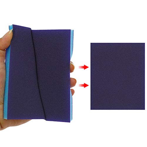 BokWin 16Pcs Sanding Sponge 60/100/120/220 Grit Sanding Blocks - size: 60 Grit/ 100 Grit/ 120 Grit/ 220 Grit