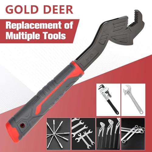 12" Self Adjusting Wrench 0.75"-1.69"(19-43MM) Wrench Pipe - size: 12"