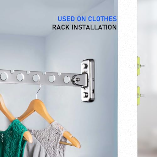 Drywall Anchor with Included Bolts for 1/4”-20, Heavy Duty Hollow Wall Anchors for TV Mounting Kit, Stainless Steel Hollow Wall Anchors Holds up to 270lbs Each in 1/2” Drywall (Pack of 100) - size: 1/4”-20: Pack of 99