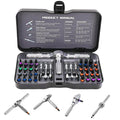 40 in 1 Magnetic Ratchet Screwdriver Set, Multi Bit DIY Magnetic Screwdriver Set with Detachable Ratchet Handle, Portable Precision Repair Tool Kit for Furniture, Electronics, Bicycle New Tools 2026 - size: 2026 New 40 in 1 Screwdriver Set