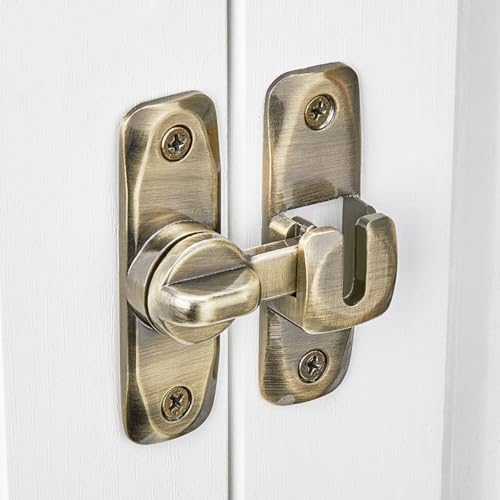 Bronze Barn Door Latches,90/180 Degree Gate Lock_B - color: Bronze