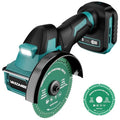 Cordless Cut Off Tool Compatible with Makita Battery, 18,000 RPM Brushless Motor, 4" Blades (2pcs) with Dust Cover, 1.2mm Max Blade Thickness for Wood/Metal/Plastic【BATTERIES NOT INCLUDED】