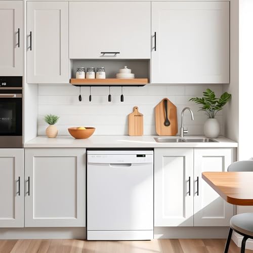 Probrico 30 Pack Hole Centers 3-3/4inch Matte Black Kitchen Cabinet Handles, Stainless Steel Dresser Drawer Pulls, Modern T Bar 6inch Length Pull Handle for Closet - size: Center to Center: 3-3/4 inch