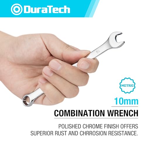 DURATECH 10mm Combination Wrench, Metric - size: 10 mm