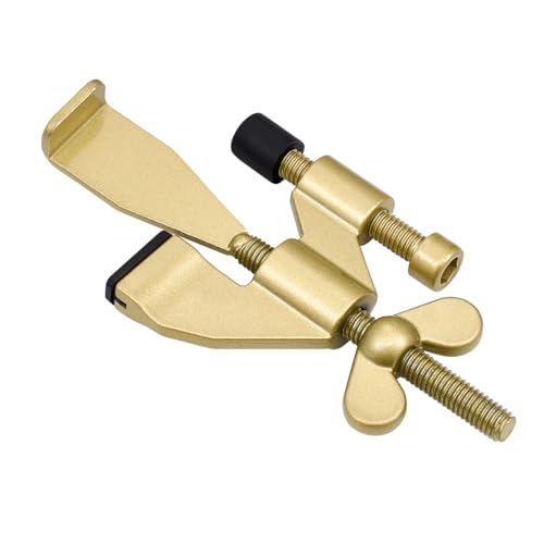 Gold Adjustable Heavy Duty Portable Door Lock,No Drill - color: Gold
