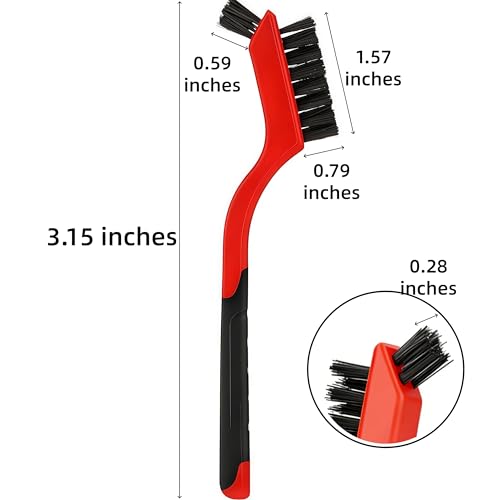 Thin Cleaning Brush, Detail Brush Set, Tiny Cleaning Brush for Tight Spaces - size: 6PCS Nylon Brushes