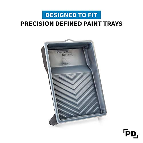 PD 9 Inch Paint Tray Liners, 10-Pack, Disposable, White Plastic - color: Liner (White) – 10 Pack, size: 9-inch