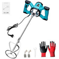 Electric Concrete Mixer 2100W with 6 Adjustable Speed Handheld