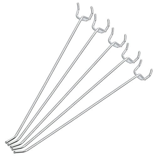 Neiko 53104A 8” Pegboard Hook Organizer Kit, 50 Pack, Hanging Hooks Set for Garage Organization, Great for Wall Hanging and Shelving, Tool Storage, Craft Organizing - size: 8" Pegboard Hooks (50 Pack)