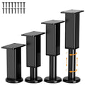 Furniture Legs 4 Pcs, Adjustable Metal Replacement Feet, 4.8-7.8 in - size: 4.8-7.8 inch