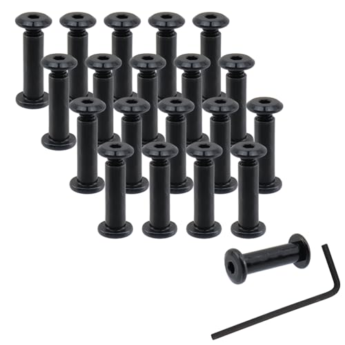 20 Sets M4 x 16mm Binding Post Screws Fastener Bolts Cap Nuts - size: M4 x 16mm