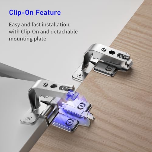 Burks 2 Pack Lazy Susan Hinge 90 Degree Pie Cut Bifold Cabinet Door Hinge Corner Cabinet Hinge