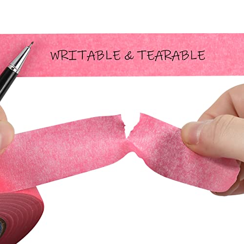 Pink Painters Tape,1 inch x 60 Yards - color: Pink