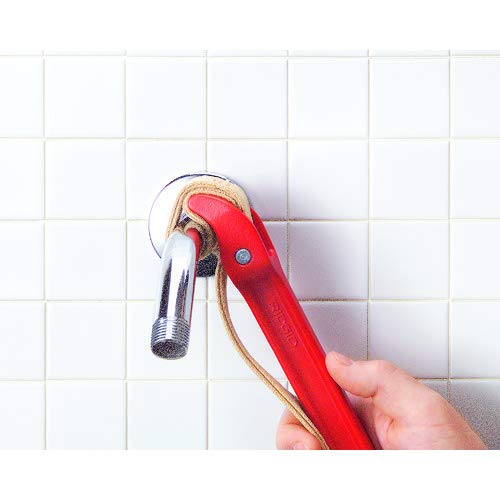 RIDGID 31360 Model 5 Adjustable Nylon Strap Wrench for up to 5" Polished Pipe, Ergonomic Pipe Wrench with Adjustable Nylon Strap and Long Handle