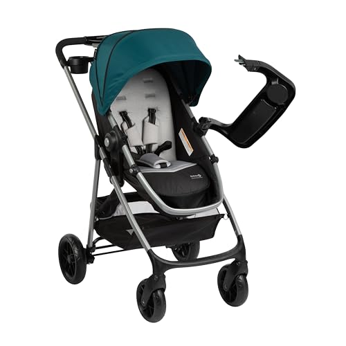 Safety 1st Grow and Go Flex 8-in-1 Car Seat Stroller Combo, Baby Stroller Travel Systems for Infants 4-30 lbs, Stroller and Carseat Combo Set, Forest Tide - color: Forest Tide