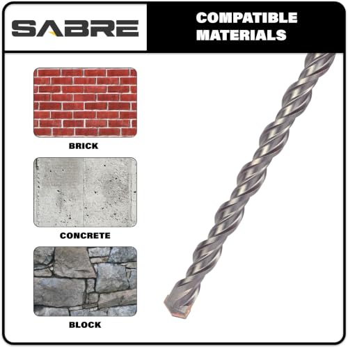 1/2 Inch x 12 Inch SDS Plus Rotary Hammer Drill Bit - size: 1/2" x 12" Version 2