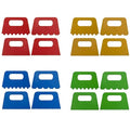 Lependor Plastic Scrapers Kit, 16Pcs Paint Scraper Tool for Arts Crafts Scraping Knife Pottery Painting Tools Drawing Acrylic Putty - 16 Packs