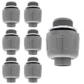 6Pcs 3/4 Inch NPT Liquid Tight Connector - color: 6, size: 3/4 Inch (180 Degree)