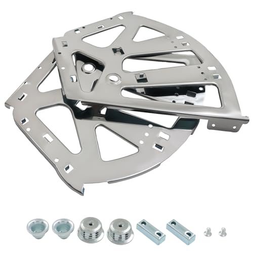 Bivethoi 4 Pcs Shoes Drawer Cabinet Hinges, 3 Layers, Silver - size: 3 Layers(Silver)