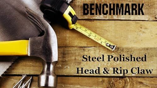 3 Piece Claw Hammer Set (20 oz, 16 oz, 8 oz) – Fiberglass Handle, Anti-Slip Grip, Polished Steel Head – Framing, Carpentry & Home Improvement Tools