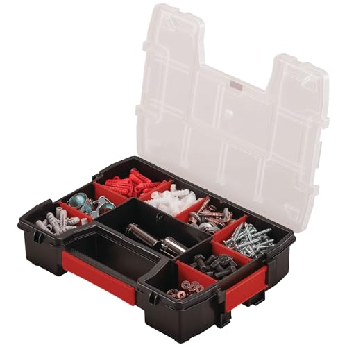 CRAFTSMAN 10-Compartment Small Tool Storage Organizer, Plastic (CMST14021) - size: 1 Count (Pack of 1), style: Small Organizer