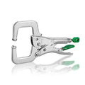 SK 6" C-Clamp Locking Pliers with Regular Jaws, Vice Grips - size: 6"