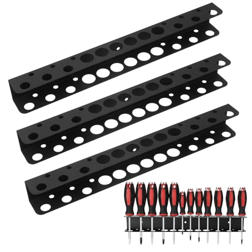 3 Pack Screwdriver Organizer, 15.75 Inch Black Heavy Duty