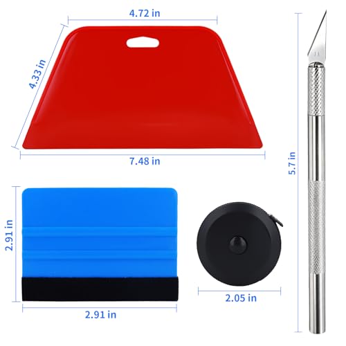 9 Pcs Peel and Stick Wallpaper Smoothing Tool Kit